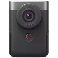 Canon - PowerShot V10 4K Video 20.9-Megapixel Digital Camera for Vloggers and Content Creators - Silver