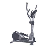 Sunny Health & Fitness Magnetic Elliptical Trainer Elliptical Machine w/Tablet Holder, Programmable Monitor and Heart Rate Monitoring, High Weight Capacity - SF-E3912