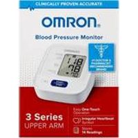 Omron - 3 Series Automatic Blood Pressure Monitor - Black/White