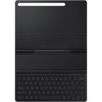 Samsung - Galaxy Tab S8+, Tab S7 FE, Tab S7+ Slim Book Keyboard Cover - Mystic Black