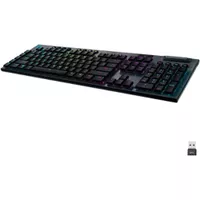 Logitech - G915 LIGHTSPEED Full-size Wireless Mechanical GL Linear Switch Gaming Keyboard with RGB Backlighting - Black