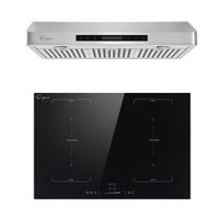 2 Piece Kitchen Appliances Packages Including 30" Induction Cooktop and 30" Under Cabinet Range Hood - 30"