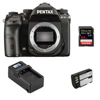 Pentax K-1 Mark II DSLR Camera (Body Only) Bundle with 64GB SD Card, Extra Battery, Compact Charger