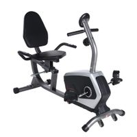 Sunny Health & Fitness Magnetic Recumbent Bike Exercise Bike, 300lb Capacity, Easy Adjustable Seat, Monitor, Pulse Rate Monitoring - SF-RB4616