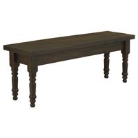 Grain Wood Furniture Valerie Solid Wood Dining Bench - Driftwood finish