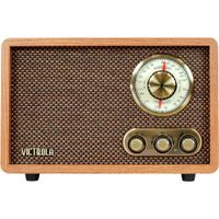 Victrola - Retro Wood Bluetooth AM/FM Radio - Walnut