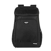 Igloo Top Grip Repreve Eco-Friendly Maxcold Backpack Cooler-Black 24-can