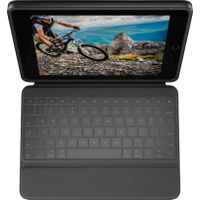 Logitech - Rugged Folio Keyboard Folio for Apple iPad (7th, 8th & 9th Gen) with Durable Spill-Proof Design - Graphite