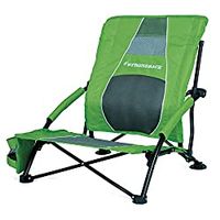 STRONGBACK Low Gravity with Innovative Lumbar Back Support Heavy Duty Portable Camping Beach Chair