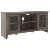 Gray Arlenbry Large TV Stand w/Fireplace...