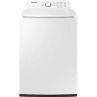 Samsung - 4.0 cu. ft. High-Efficiency Top Load Washer with ActiveWave Agitator and Soft-Close Lid - White