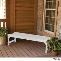 Highwood Lehigh 4-foot Eco-friendly Marine-grade Synthetic Wood Picnic Bench - White