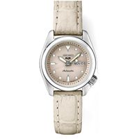 Seiko 5 Womens Sports Collection Watch - Beige Leather