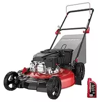 PowerSmart Gas Push Lawn Mower 21in. 144cc 4-Cycle Engine 3-in-1 Mulch, Bag, Side Discharge, 6-Position Height Adjustment