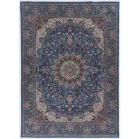 Havencrest Blue And Ivory 5X7 Area Rug