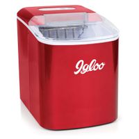 Igloo 26 lb. Capacity Countertop Ice Maker ICEB26RR, Retro Red