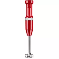 KitchenAid Corded Variable-Speed Immersion Blender in Empire Red with Blending Jar