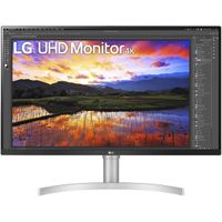 LG - 32"UltraFine IPS UHD Monitor with FreeSync - White