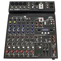 Peavey PV10BT 10 Channel Stereo Mixer with Compression and Bluetooth