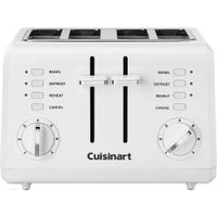 Cuisinart - 4-Slice Wide-Slot Toaster - White