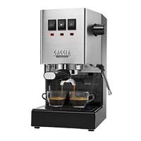 Gaggia RI9380/46 Classic Pro Espresso Machine, Solid, Brushed Stainless Steel