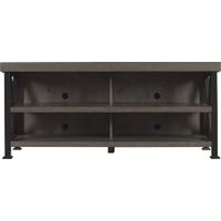 Bell&#039;O - TV Cabinet for Most Flat-Panel TVs Up to 65&quot; - Gray/Black powder coat