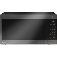 LG - NeoChef 2.0 Cu. Ft. Countertop Microwave with Sensor Cooking and EasyClean - Black stainless steel