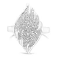 Sterling Silver 3/4ct. TDW Diamond Cocktail Ring (I-J, I2-I3) Choice of size
