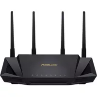 ASUS - AX3000 Dual-Band WiFi 6 Wireless Router with Life time internet Security - Black