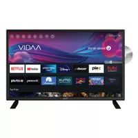 Supersonic - 24" VIDAA LED Smart HDTV w/ Built-in DVD Player