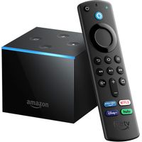 Amazon - Fire TV Cube 2nd Gen Streaming Media Player with Voice Remote - Black