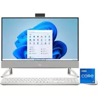 Dell - Inspiron 23.8" Touch screen All-In-One Desktop - 13th Gen Intel Core i7 - 16GB Memory - 512GB SSD - White