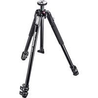 Manfrotto 190X 3 Section Aluminum Tripod, Supports 15.4 lbs, 63" Max Height