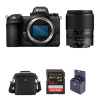 Nikon Z 30 DX-Format Mirrorless Camera Body with Nikon NIKKOR Z DX 18-140mm f/3.5-6.3 VR Lens, Bundle with 64GB SD Memory Card, Bag, 62mm Filter Kit