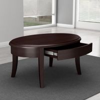 Furnitech Classic Modern Coffee Table - Brazilian Cherry Wood Table