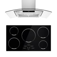 2 Piece Kitchen Appliances Packages Including 36" Induction Cooktop and 36" Island Range Hood - 36"