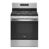 Whirlpool 5 Cu. Ft. Stainless Steel Gas Range With Center Oval Burner