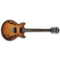 Ibanez Artcore Series AM73B Hollow Body Electric Guitar, Rosewood Fretboard, Tobacco Flat