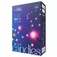 Twinkly Candies Pearl Shaped 200 RGB LED Smart Light String - Multicolor