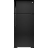 GE Black 17.5 Cu. Ft. Top-Freezer Refrig...
