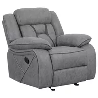 Higgins Overstuffed Upholstered Glider R...