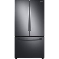 Samsung - 28 cu. ft. Large Capacity 3-Door French Door Refrigerator with AutoFill Water Pitcher - BLACK
