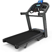 Horizon Fitness 7.4 at Studio Series Smart Treadmill with Bluetooth and Incline, Heavy Duty Folding Treadmill 350 lbs Weight Capacity, Pro Running Machine for Home Exercise and Running with Apps