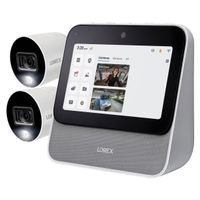 Lorex Smart Home Security Center with 2x W282CAD 1080p Indoor/Outdoor Wi-Fi Cameras