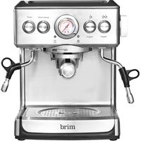 Brim - 19-Bar Espresso Maker - Silver