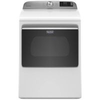 Maytag - 7.4 Cu. Ft. Smart Electric Dryer with Steam and Extra Power Button - White