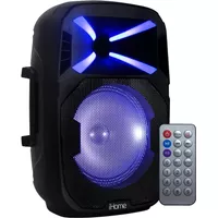 iHome - 8" Portable Bluetooth Party Speaker with LED Lights