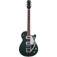 Gretsch Electromatic Collection G5230T Jet Ft Single-cut with Bigsby Electric Guitar, 22 Frets, Thin  U  shape Neck, Black Walnut Fingerboard, Gloss - Green