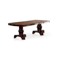 Furniture of America Ramsaran Extendable Pedestal Dining Table