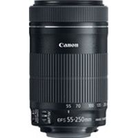 Canon - EF-S 55-250mm f/4-5.6 IS STM Telephoto Zoom Lens for Select Cameras - Black